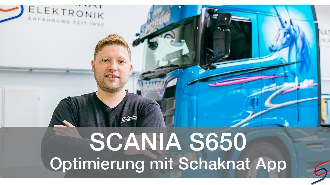 Scania S650 - Optimierung mit Schaknat App