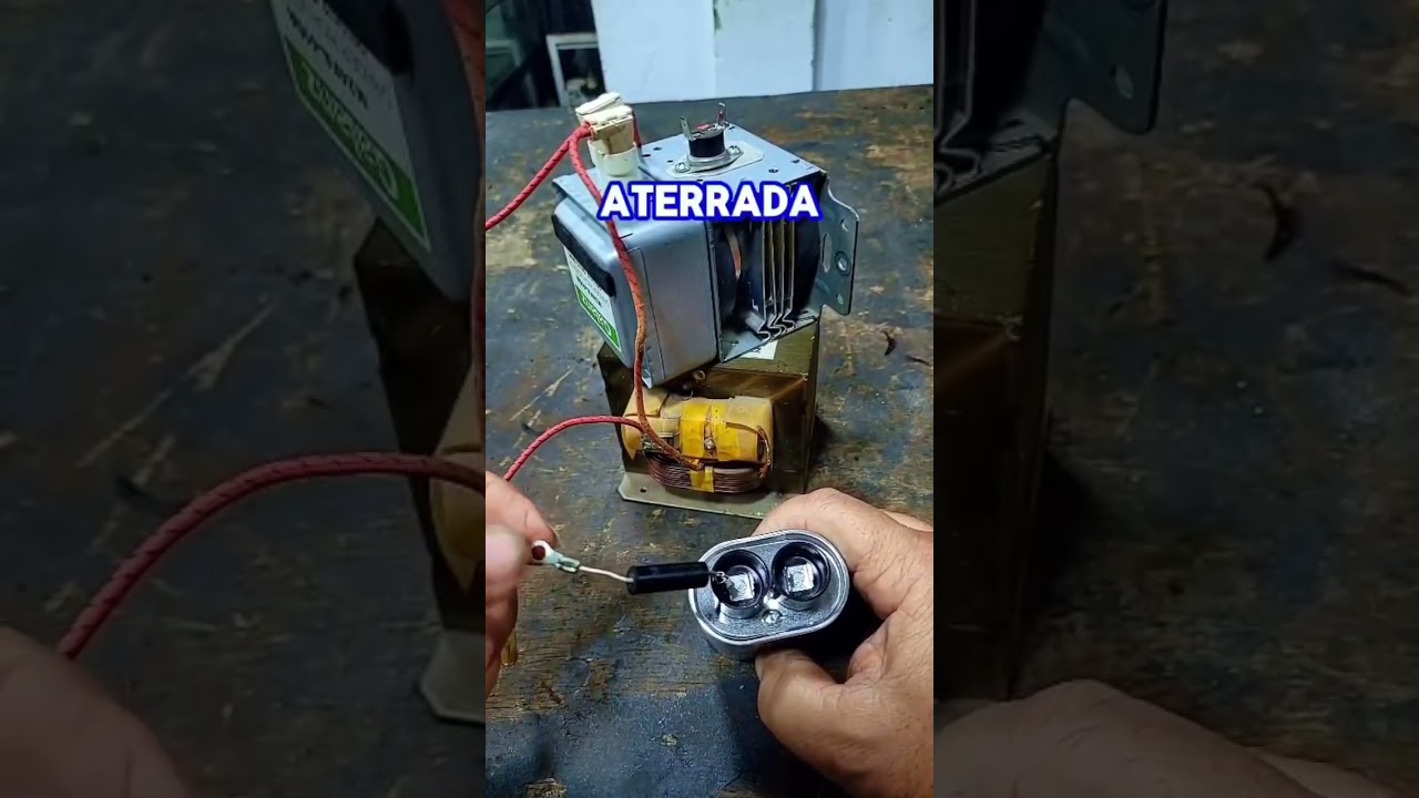 🚨📢 COMO LIGAR OS FIOS DO CAPACITOR DO MICRO-ONDAS