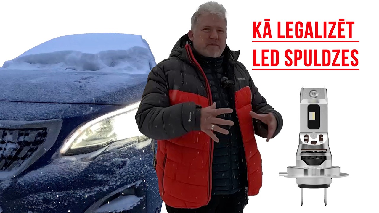 Kā legalizēt LED auto spuldzes?
