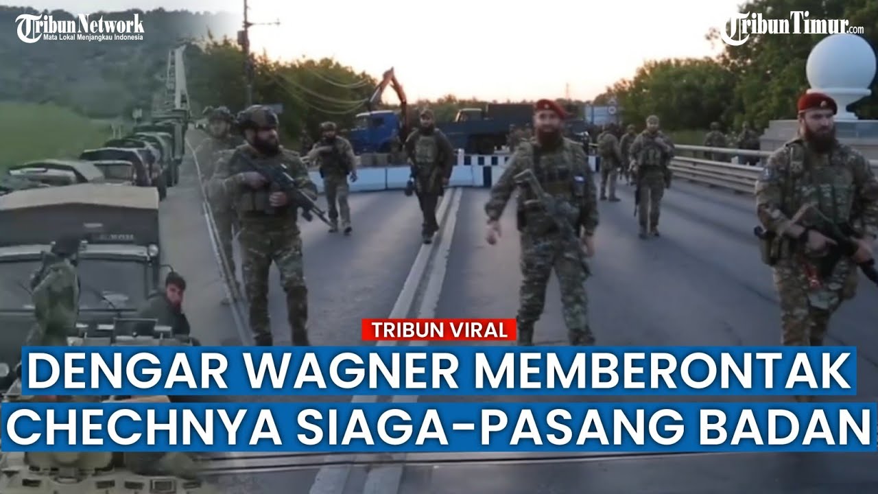Pasukan Chechnya dengan Peralatan Tempurnya Padati Jalan Rostov-on-Don, Siap Bantu Rusia!
