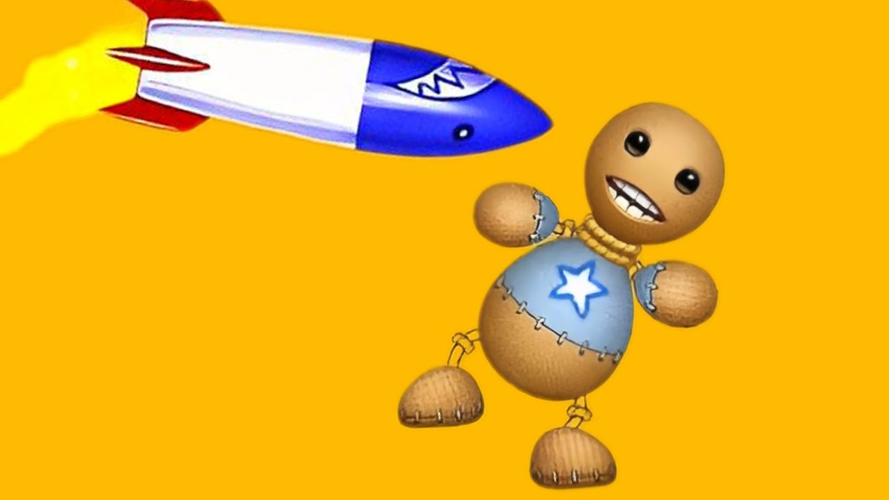 Buddy vs ROCKET: Will he survive? 🚀💥👇 #kickthebuddy 