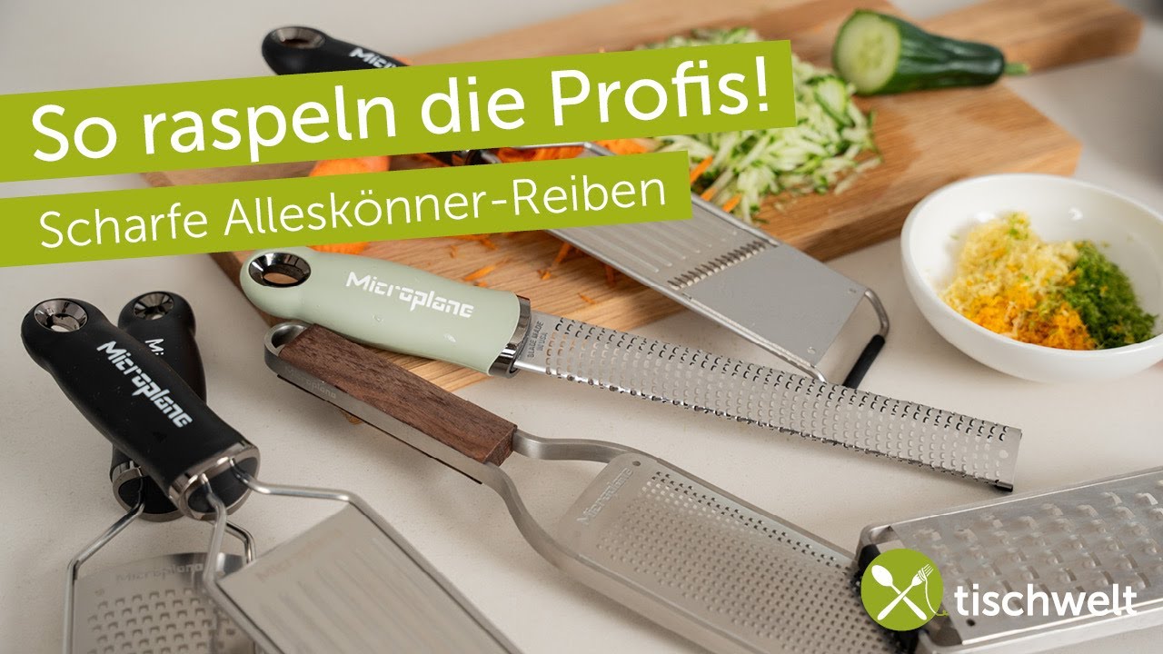 Profi-Reiben für perfekte Ergebnisse – Parmesan, Zitronenzeste & mehr | Reiben von Microplane