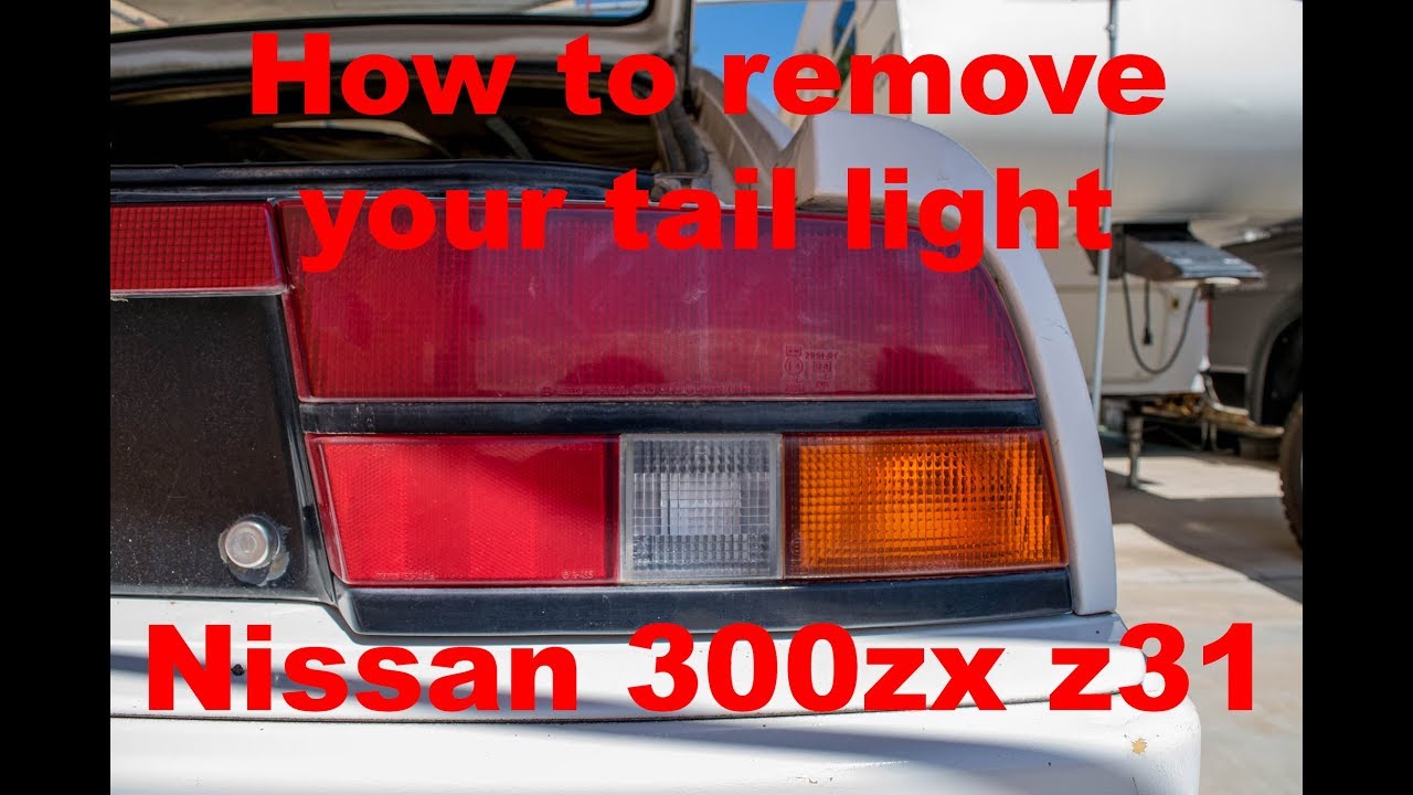 How to remove and reseal your taillights 84-86 (300zx Z31)