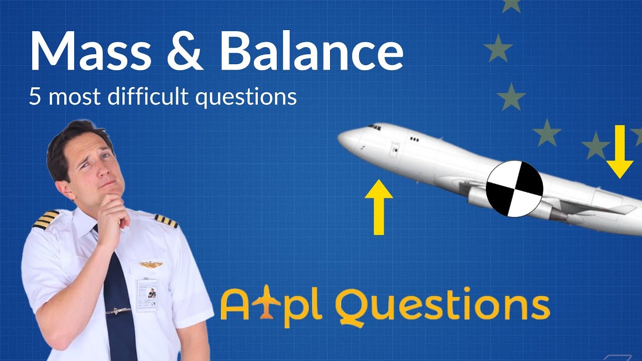 5 СЛОЖНЕЙШИХ вопросов по массе и балансировке из базы данных вопросов EASA ATPL! Капитан Джо и Фаби