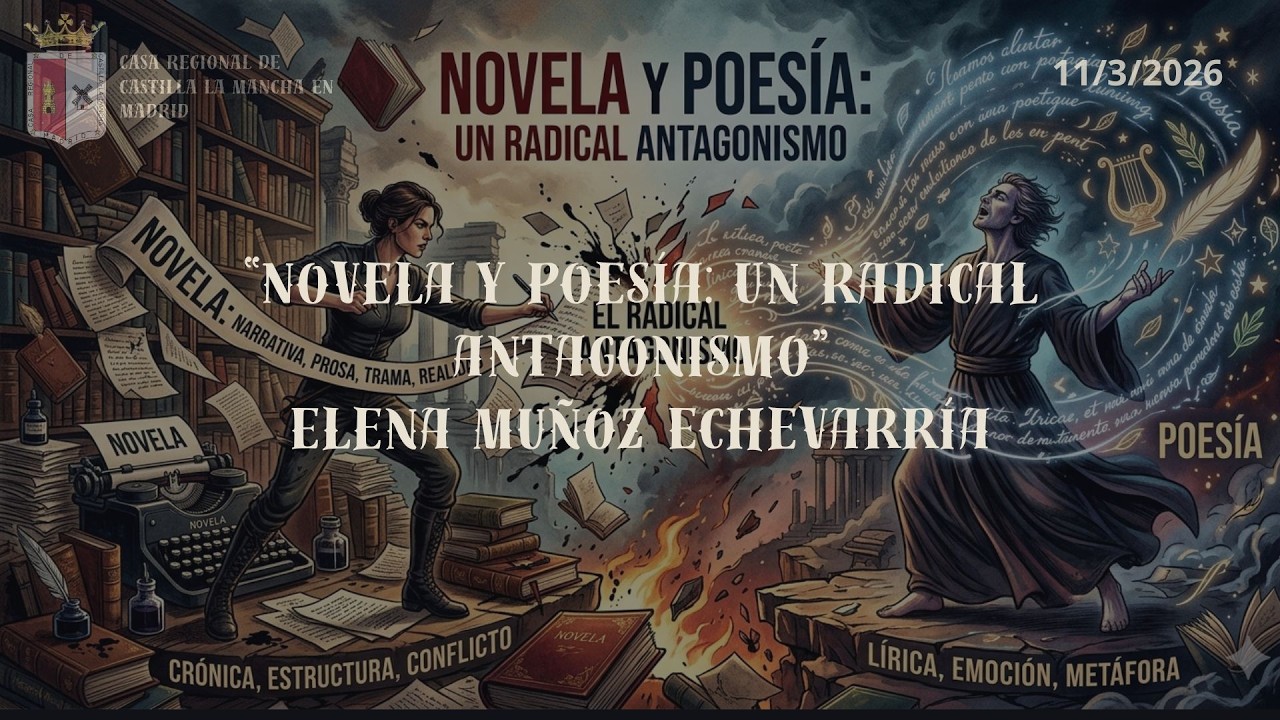 Presentación y debate de la obra ''Novela y poesía: Un radical antagonismo'''.