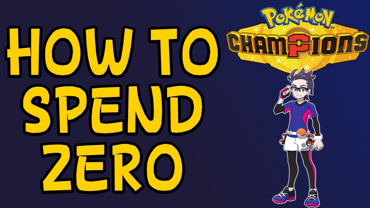 Don't spend money in Pok&eacute;mon Champions