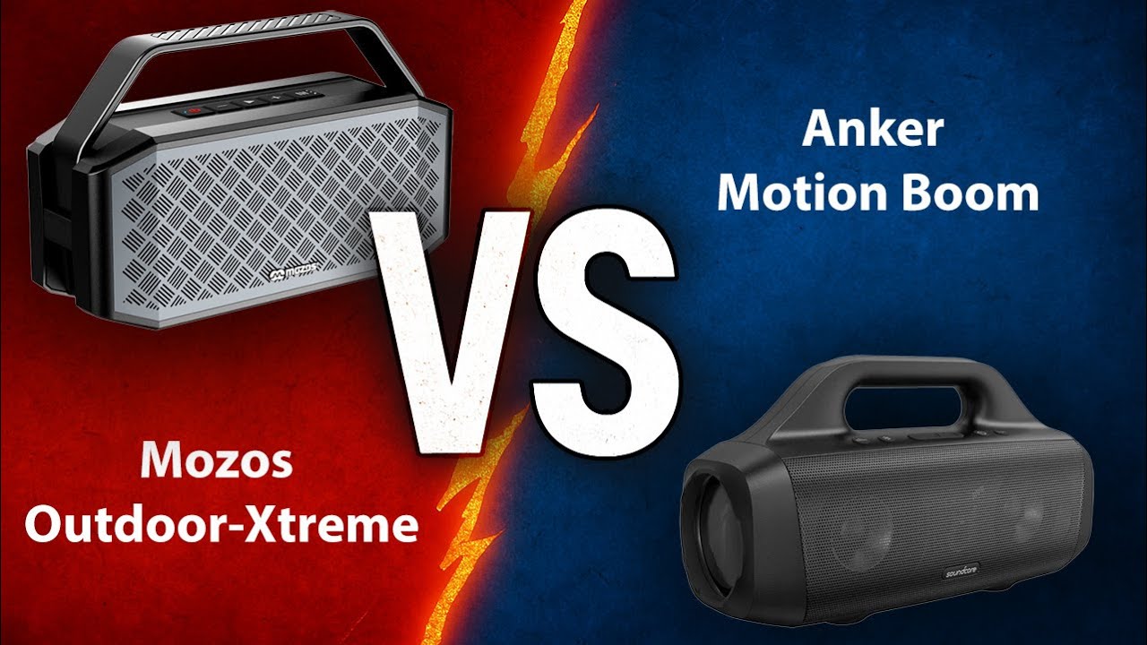 Mozos Outdoor-Xtreme vs Anker Motion Boom - Porównanie głośników za około 300zl