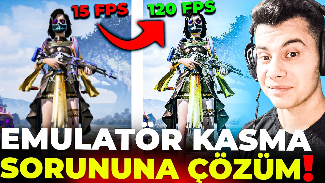 EMULATÖR KASMA SORUNUNA ÇÖZÜM!!  PUBG MOBİLE