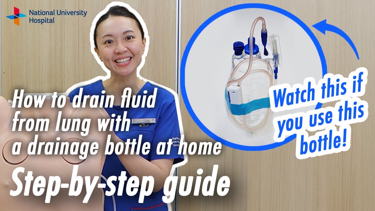 Indwelling Pleural Catheter (IPC) Drainage Guide | Using Drainage Bottle with Blue Cap
