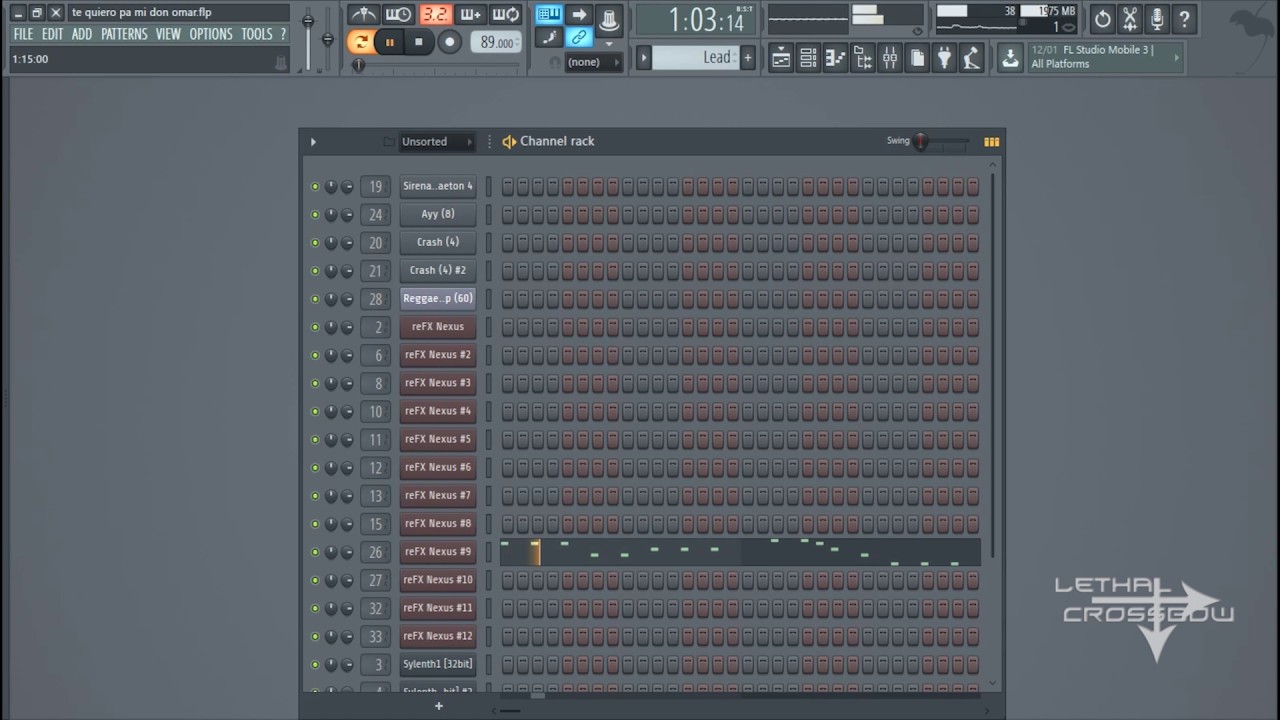 Don Omar, Zion & Lennox - Te Quiero Pa´Mi Instrumental (Fl Studio Remake)