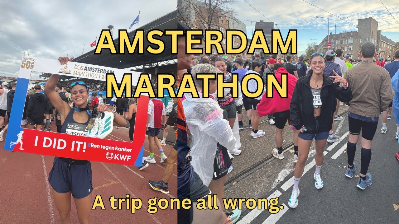 AMSTERDAM MARATHON: Surprises everywhere (Weekend Vlog + Race Recap)