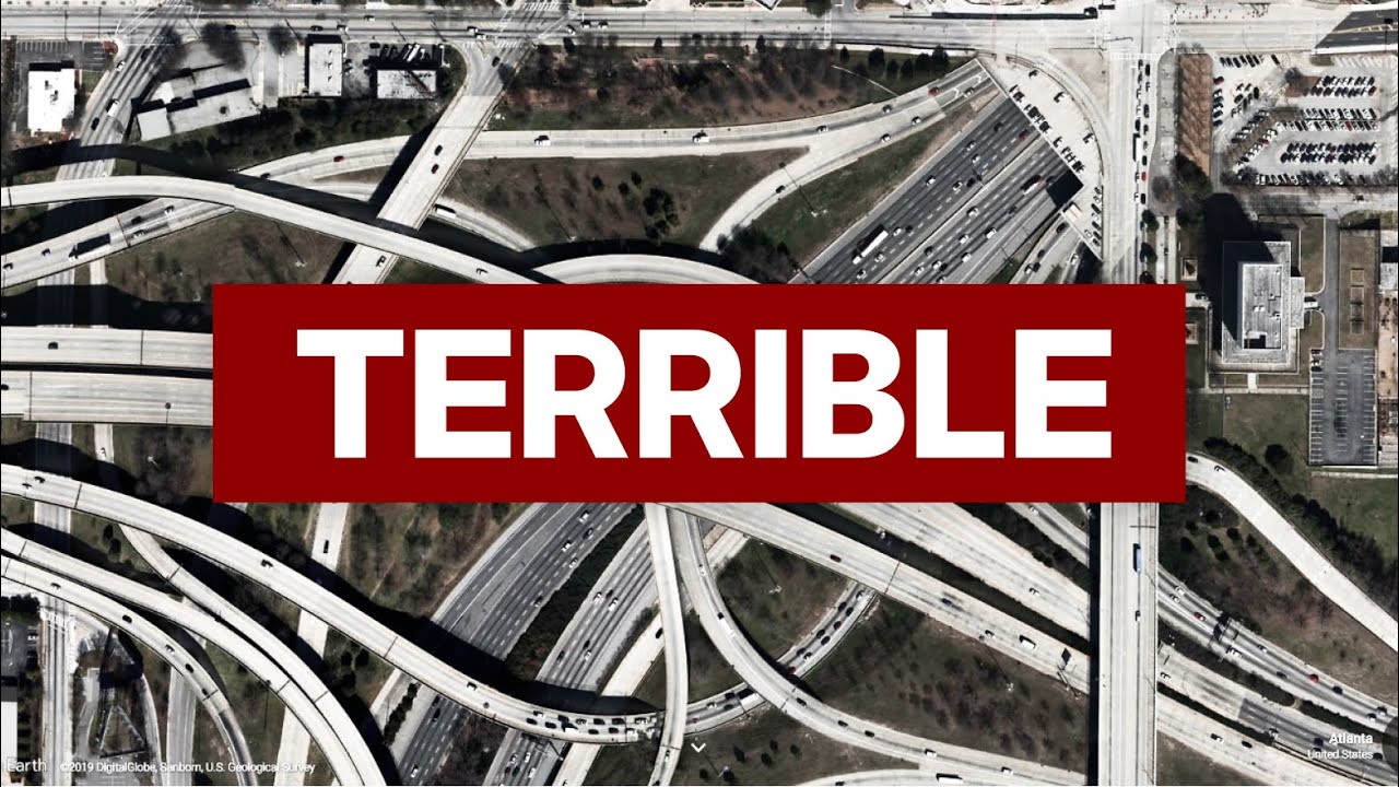 Нерассказанная история городских автомагистралей Атланты