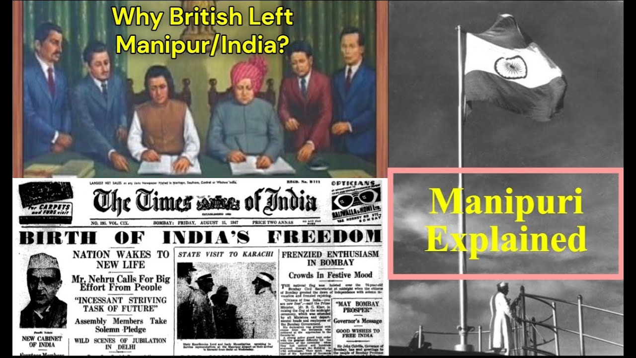 British na keigi Manipur Thadoktuna Chatkhi || Merger Agreement karamna sign toukhi.