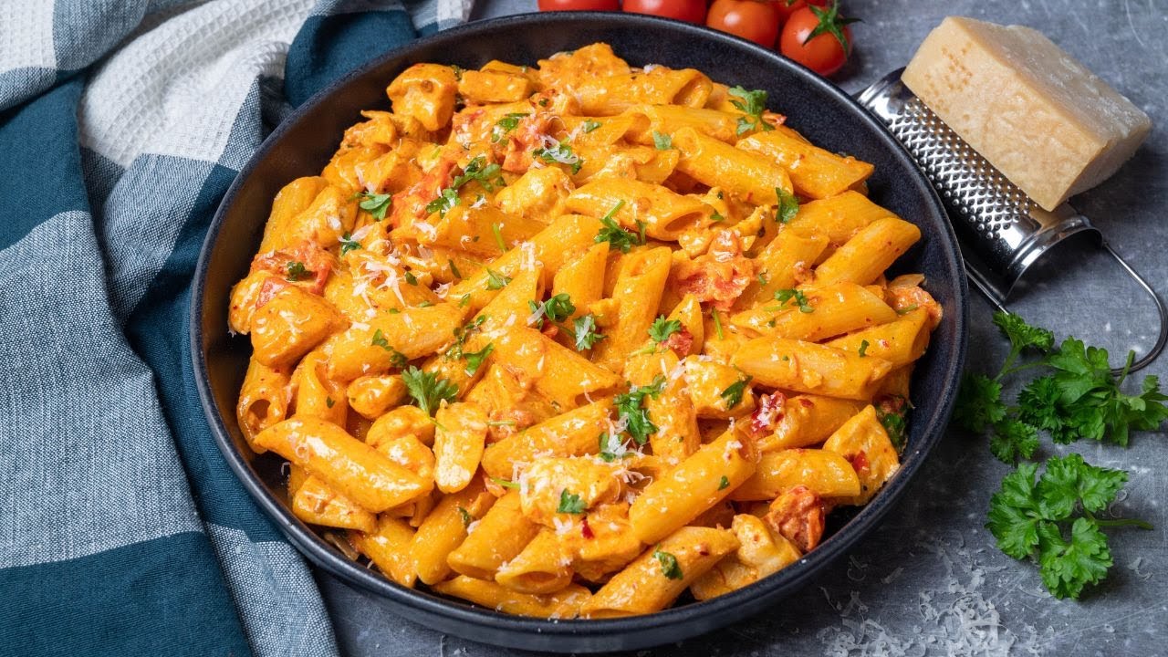 Harissa Chicken Pasta