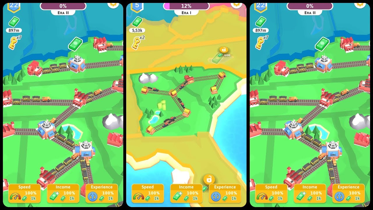 Train Empire: Connect Railroad Game Android Gameplay