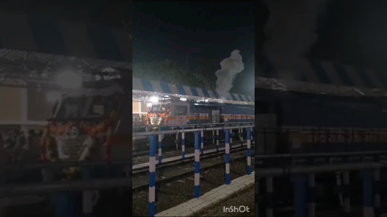 EMD erupt Smoke | WDP4D startup #wdp4d #emdlocomotive #wdp #wdp4  #dieselengine #shorts #trains