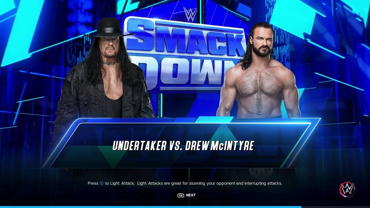 WWE 2K23 The Undertaker Vs Drew McIntyre