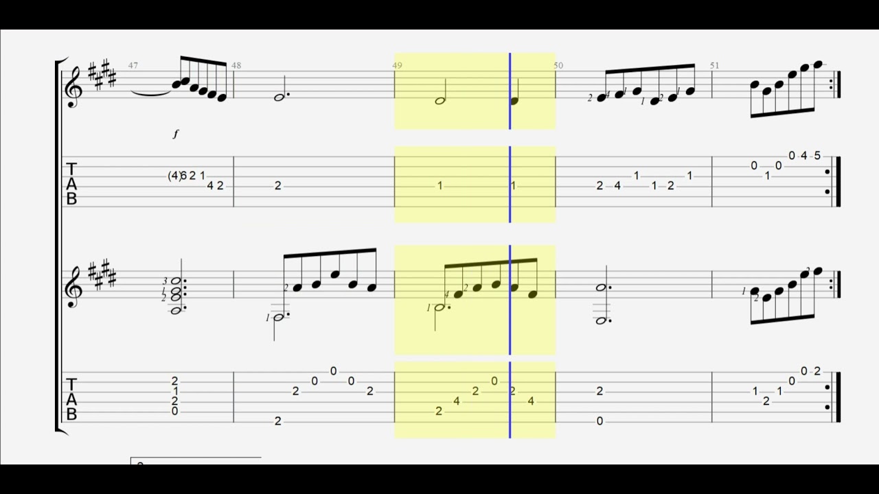 CAVATINA (GUITAR DUET) 기타 2중주