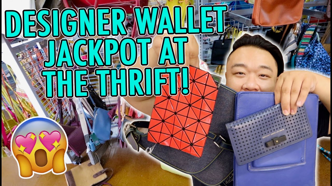 DESIGNER WALLET JACKPOT AT THE THRIFT! #HADRIANTHRIFTS #TRIPTOTHETHRIFT #THRIFTHAUL #OCGOODWILL