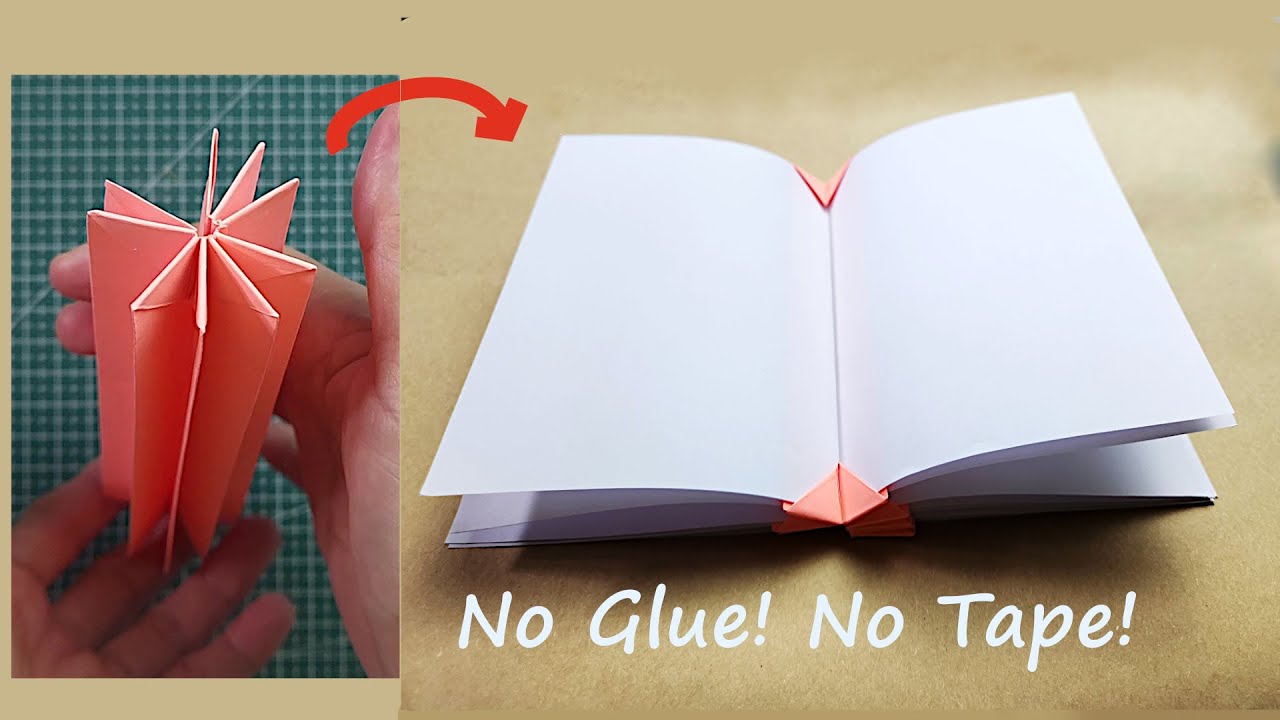 DIY Mini Book &ndash; No Glue, No Tape, No Stapler