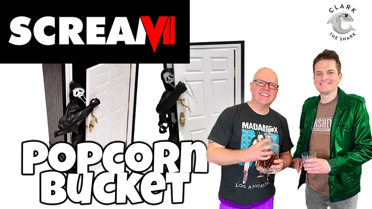 Scream 7 Ghostface Popcorn Bucket + Robert's Story of Meeting the Original Cast of Scream