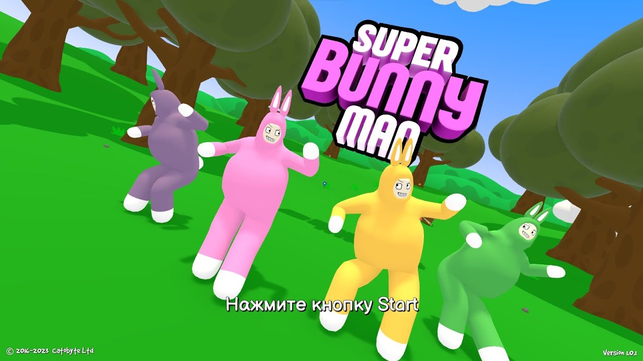 Играем SUPER BUNNY MAN