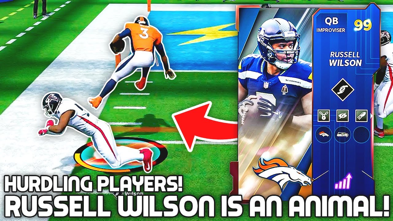 Russell Wilson Is an ANIMAL! Hurdling Players! Madden 22