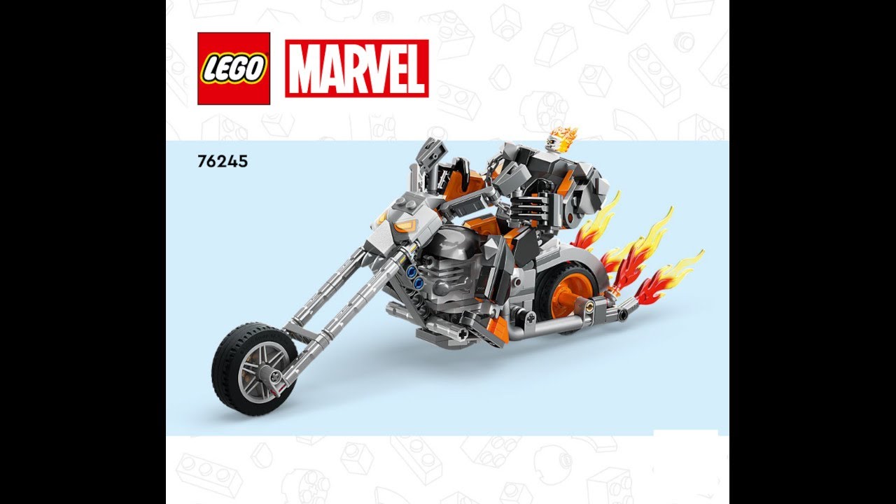 LEGO Instructions | Marvel | 76245 | Ghost Rider Mech & Bike