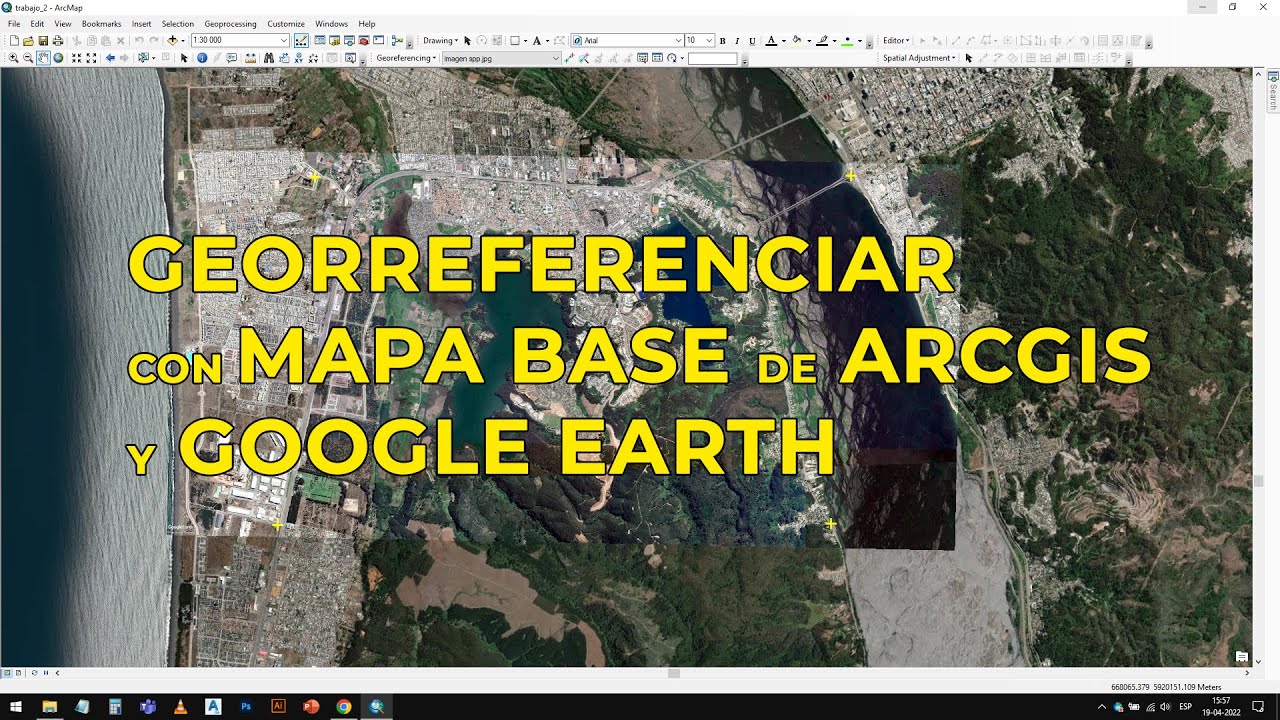 Georreferenciar con Mapa Base de ArcGis - ArcMap