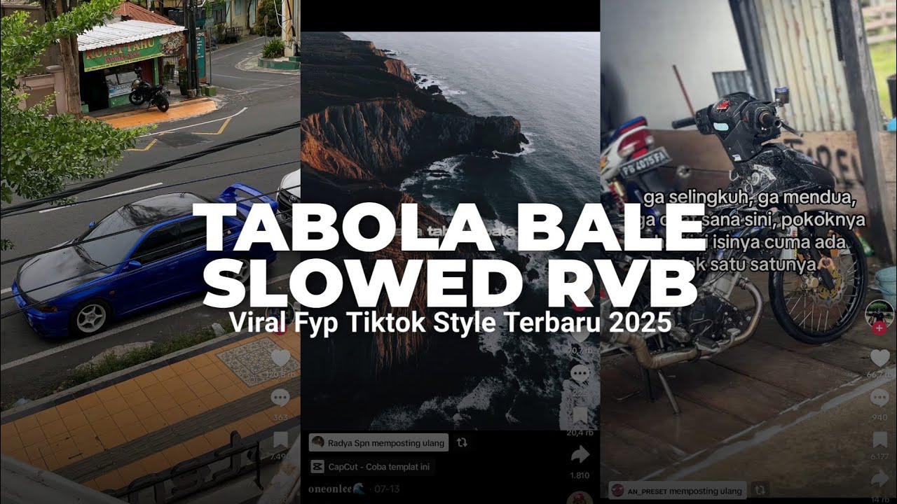 DJ TABOLA BALE SLOWED RVB | VIRAL TIKTOK TERBARU 2025