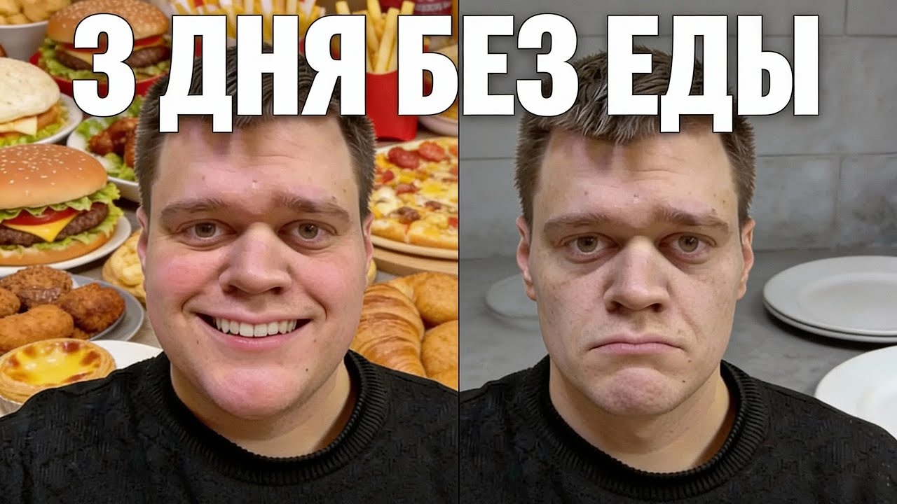 3 ДНЯ БЕЗ ЕДЫ. Экстремальное Похудение.