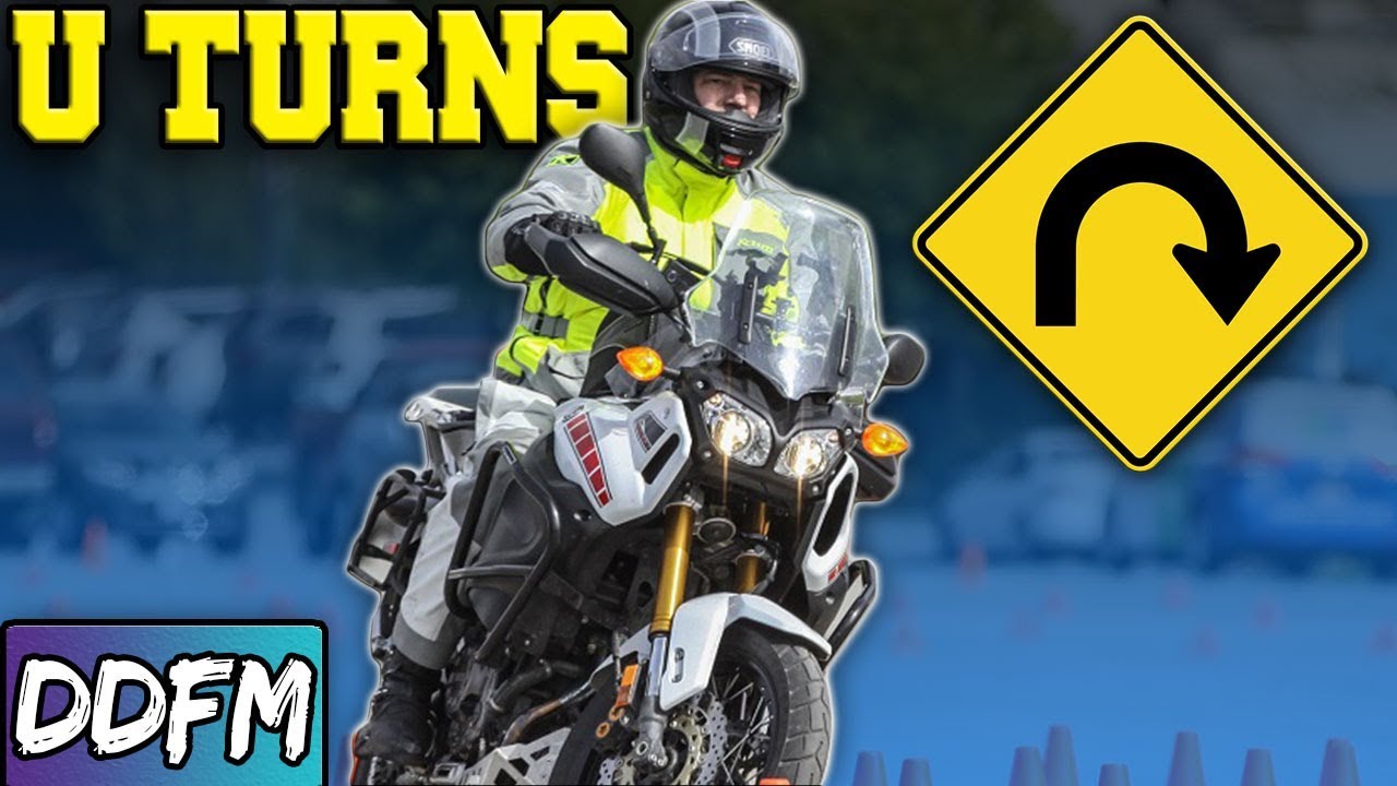 Make TIGHT U-Turns On A Motorcycle / CBT Module 1 Motorcycle Test Techniques