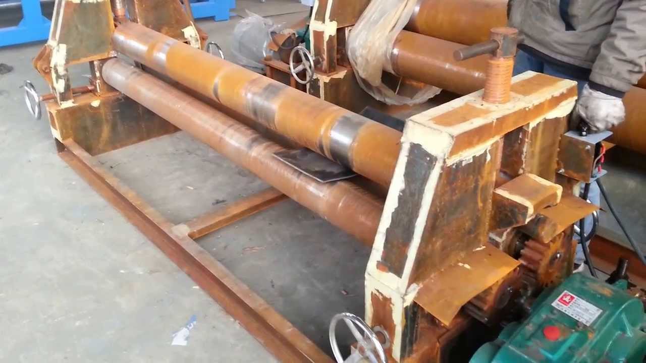 semi-automatic plate rolling machine