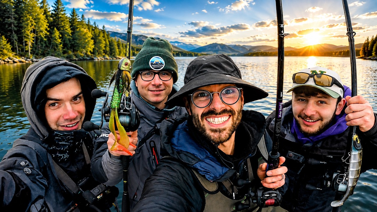 On ne s'attendait vraiment Pas &agrave; &ccedil;a en P&ecirc;chant ce Grand Lac en Float-Tube ! (P&ecirc;che Hivernale)