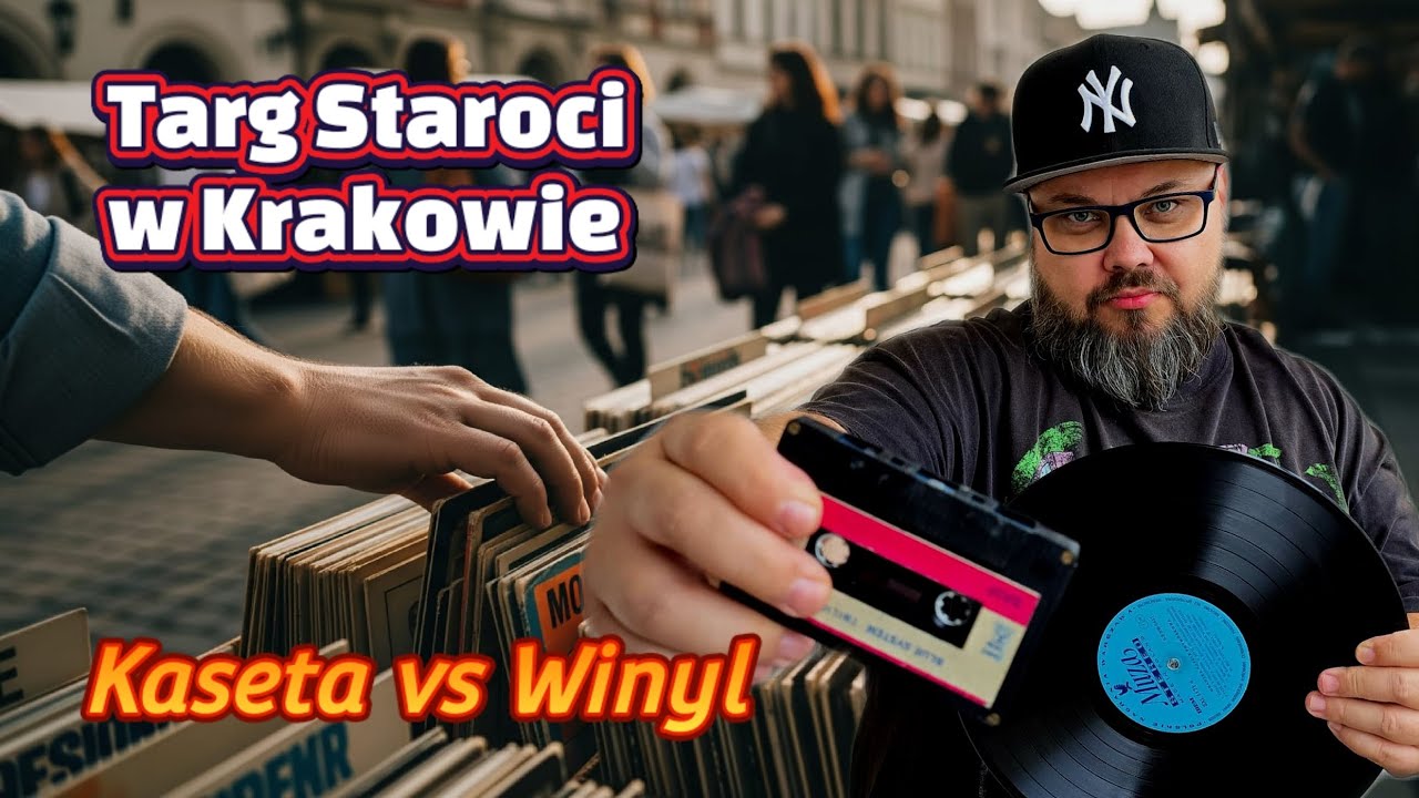 Targ Staroci w Krakowie | Kaseta vs Winyl 
