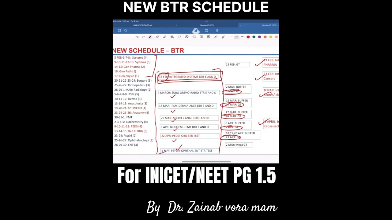 INICET MAY/NEET PG JULY SCHEDULE #neetpg #btr#inicet  #cerebellumacademy @drzainabvora