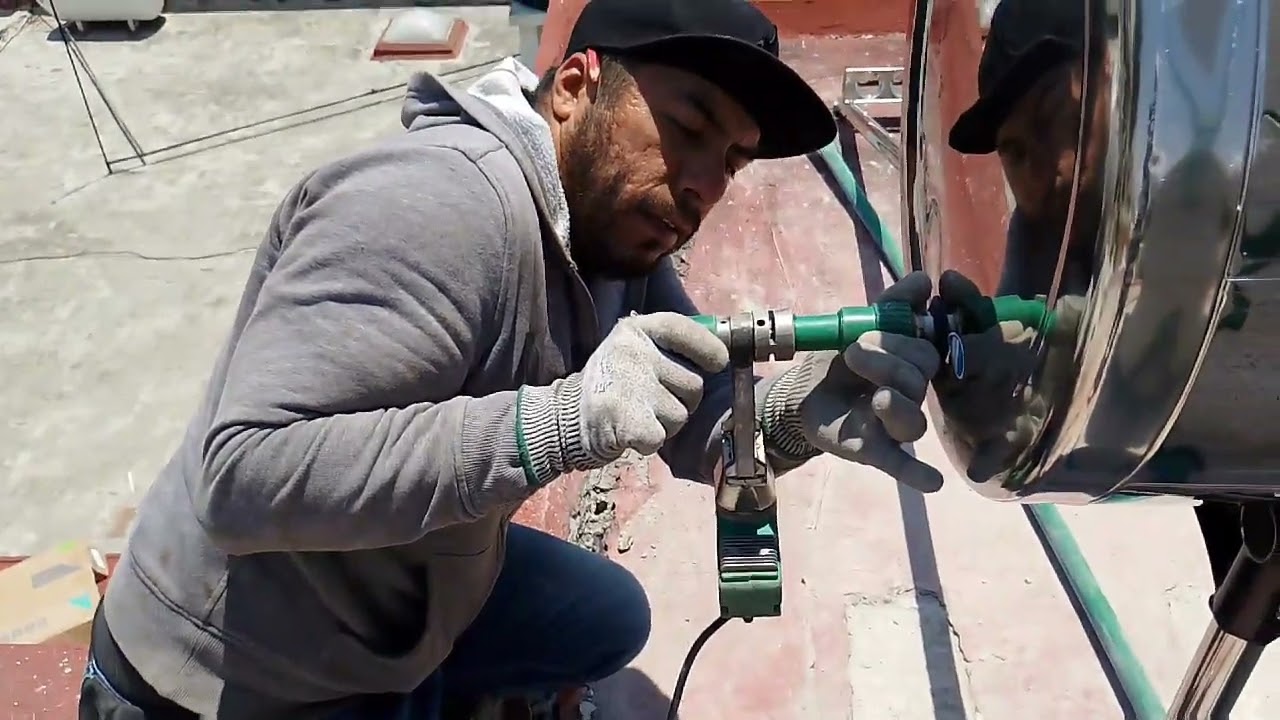 Instalación de calentador solar y tinaco😎👍