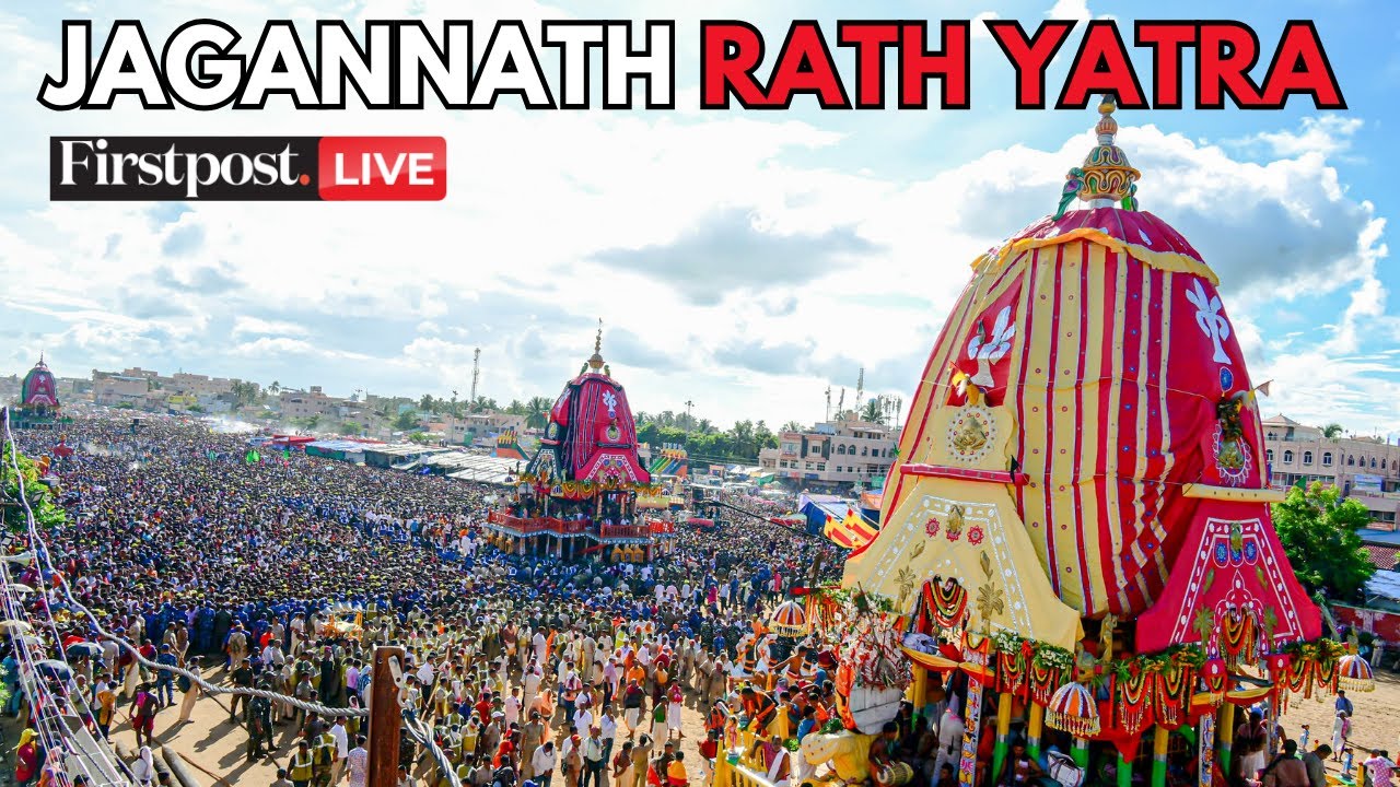 Jagannath Rath Yatra 2025 LIVE: Grand Chariot Festival in Puri | Lord Krishna |Jagannath Puri Odisha