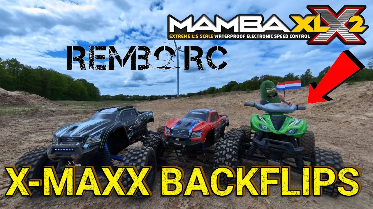 Traxxas X-maxx Backflip - XLX2 powered