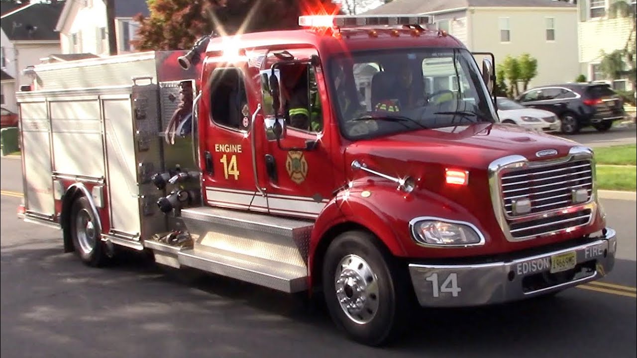 Edison Fire Department Engine 14 Responding 5-8-23
