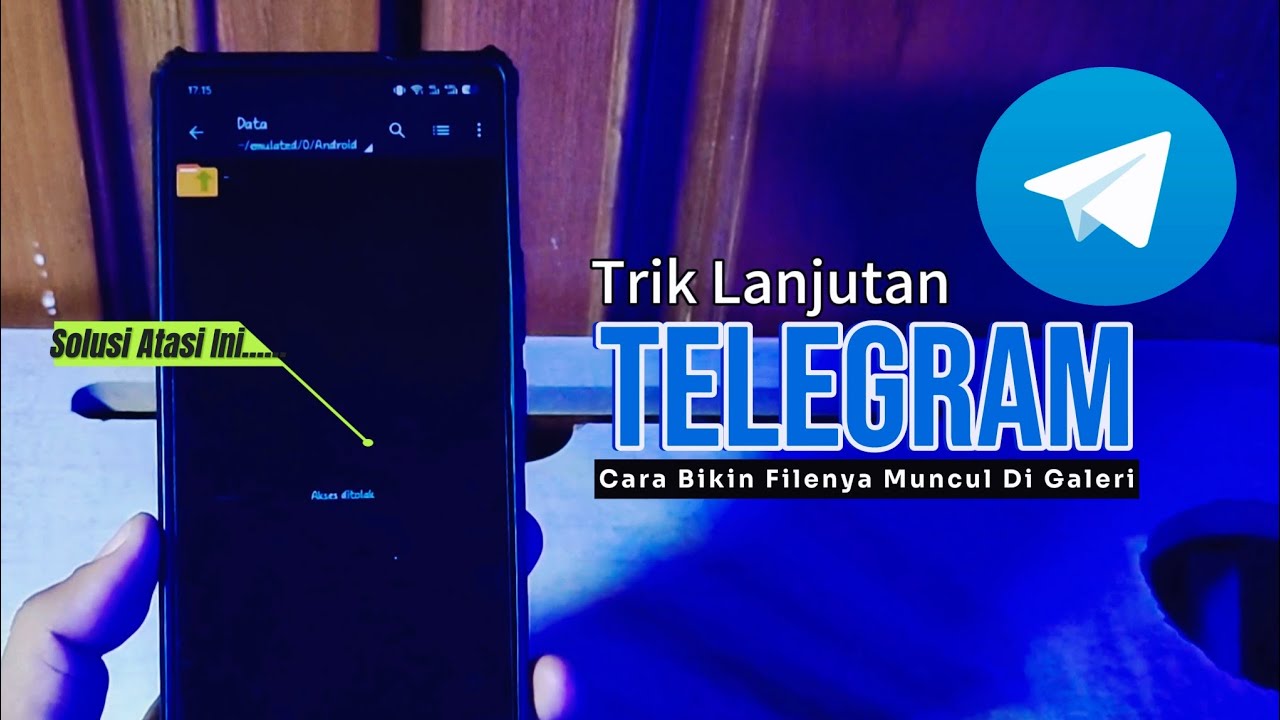 Trik Telegram, Bikin File Hasil Downloadnya Muncul Di Galeri.  Lanjutin Yang Sebelumnya 
