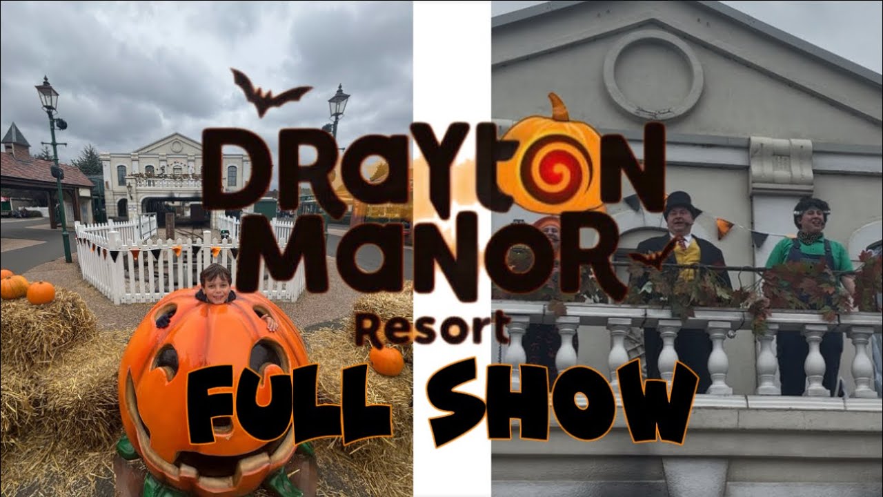 Drayton manor , thomas land halloween show 2024 FULL SHOW 🎃