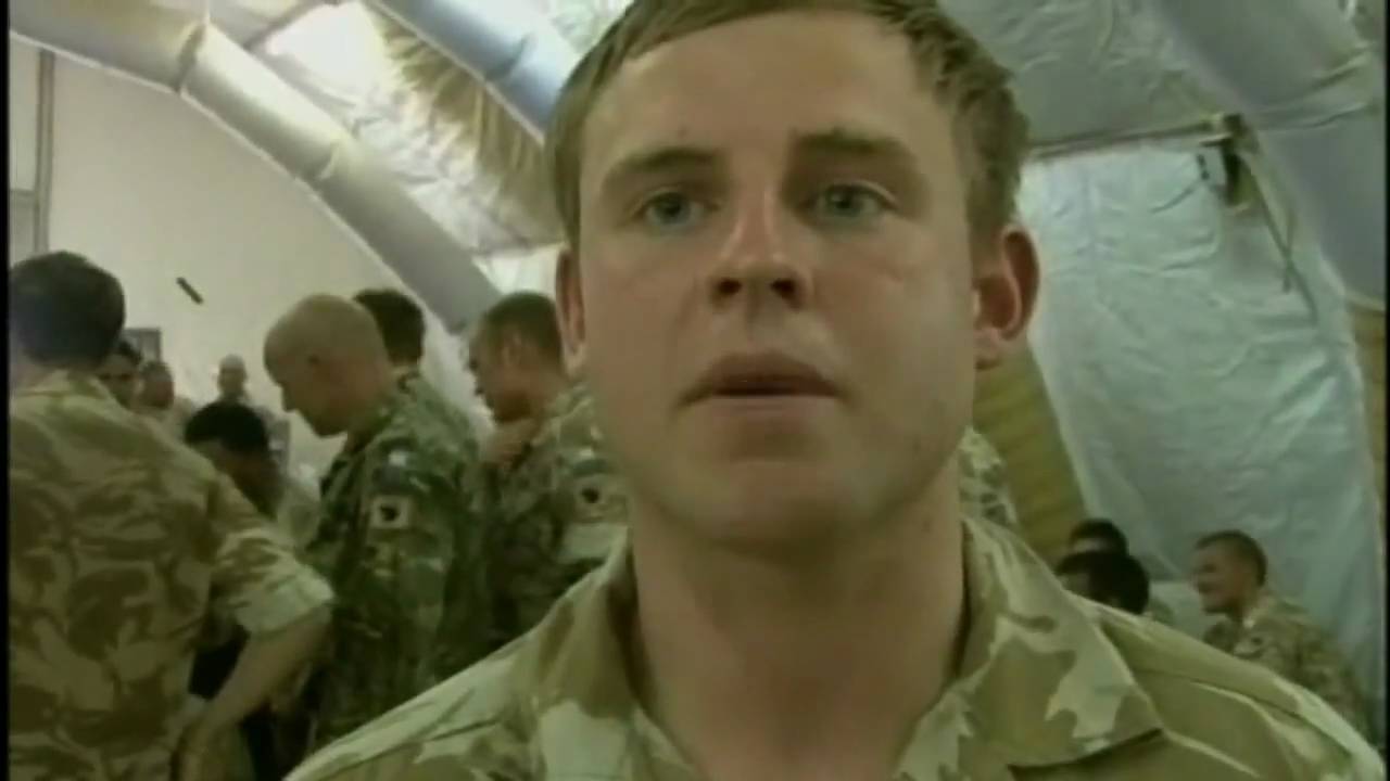 David Beckham visits British troops in Afghanistan