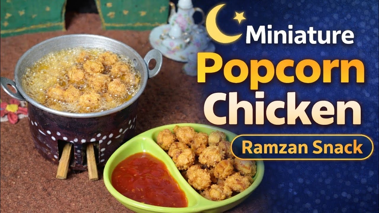 Ramzan Series Ep 2 | Miniature Popcorn Chicken | Crispy Tiny Fried Chicken | Mini-Bee’s Kitchen