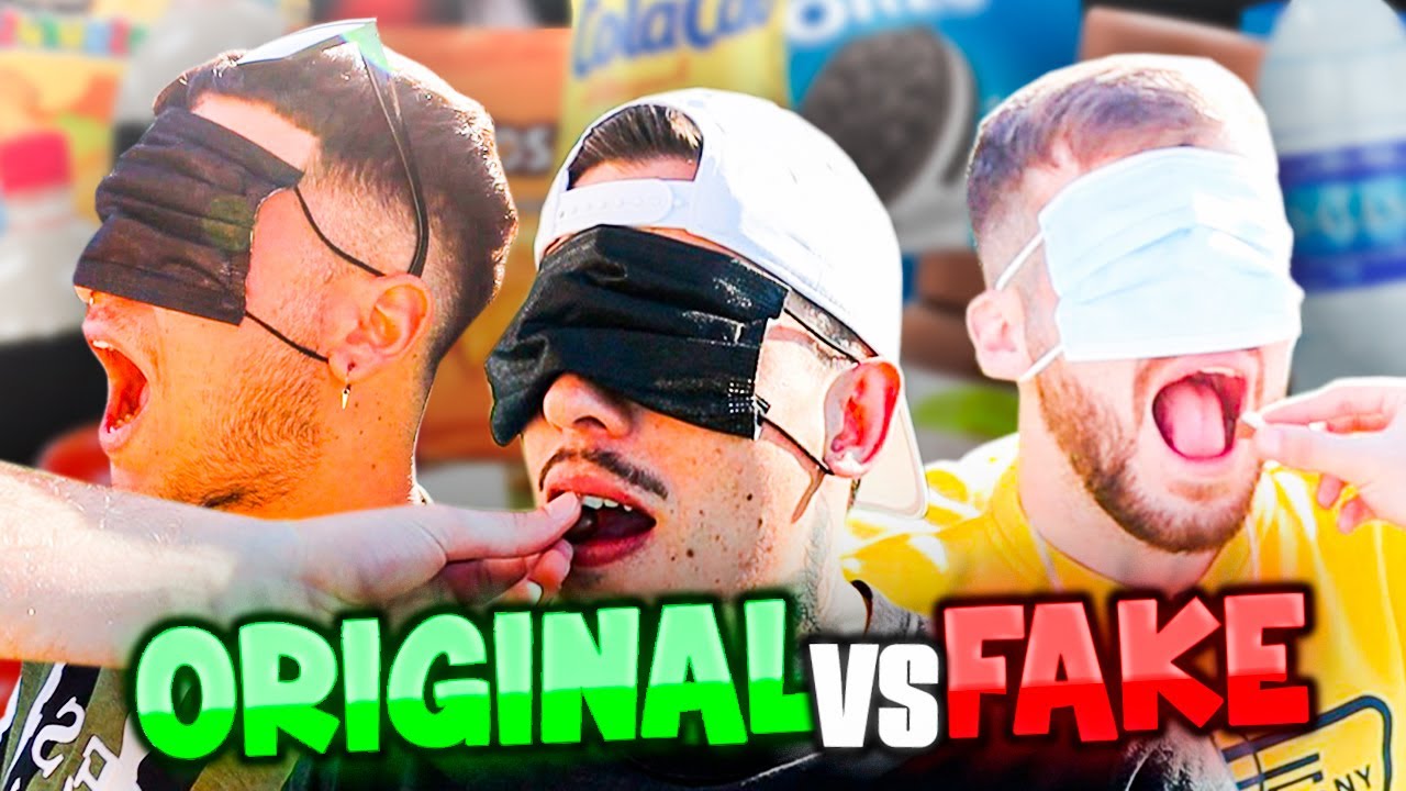 COMIDA ORIGINAL VS COMIDA FAKE #3 &iquest;LO ADIVINAMOS? // Salcedini