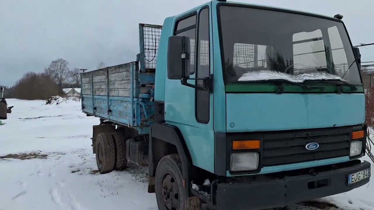 Ford Cargo 1989 cold start 2026.