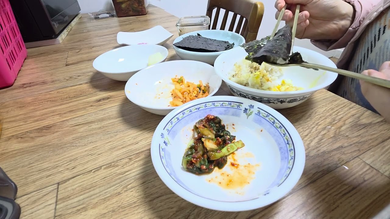 #ASMR. #집밥먹방. #주말집밥