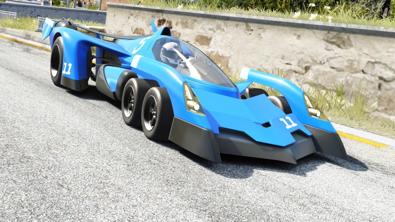 Asurada AKF-0/G Madman vs Concept Hypercars vs Superbike vs F1 Racing Cars at Old SPA