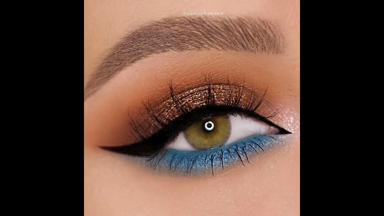 Glamorous eyes makeup ideas #glamorous #eyemakeup #glittereyeshadow #fashiondesigner
