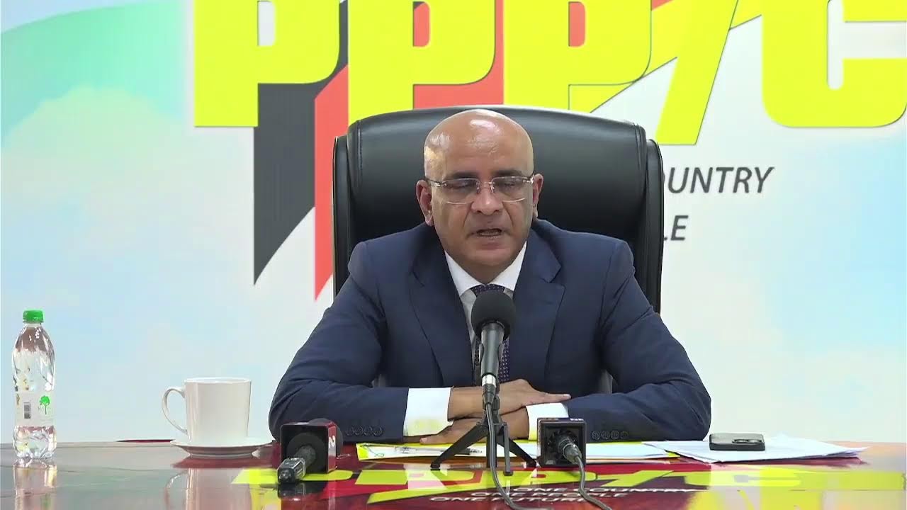 Press Conference by the General Secretary of the PPP Party  Dr. Bharrat Jagdeo. November 21st  2024